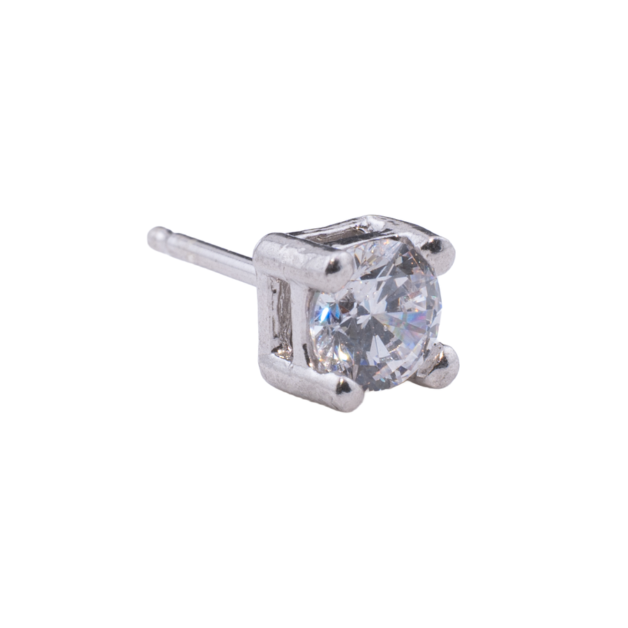 ORECCHINO CON ZIRCONE 5MM