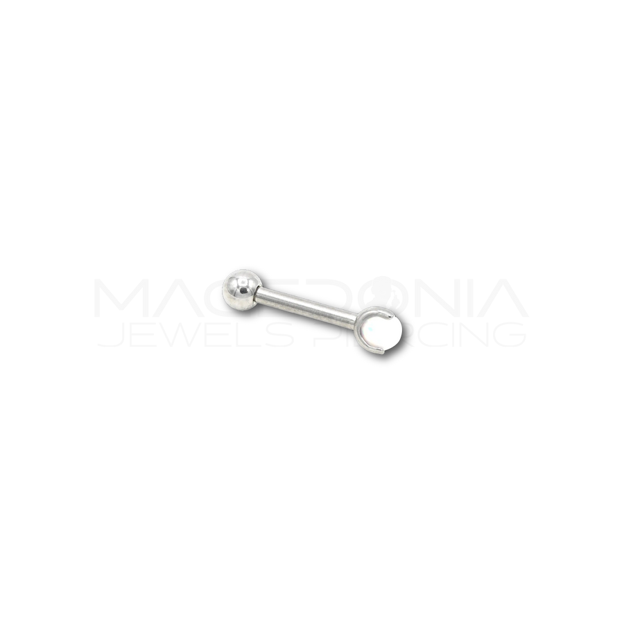 Labret con pallina opale
