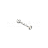 Barbell in Acciaio Chirurgico 316L con Toppa Glitterata