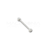 Barbell in Acciaio Chirurgico 316L di Colore Argento