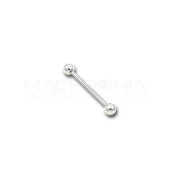 Barbell in Acciaio Chirurgico 316L di Colore Argento