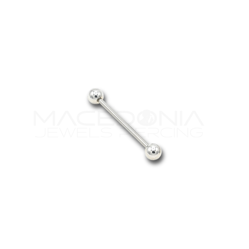 Barbell in Acciaio Chirurgico 316L di Colore Argento