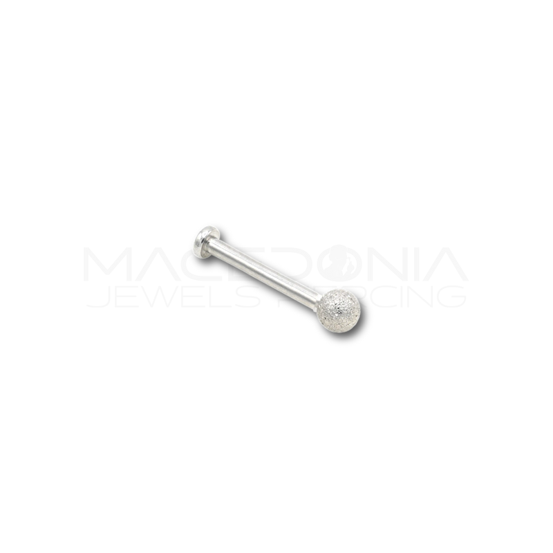 Labret con pallina satinata