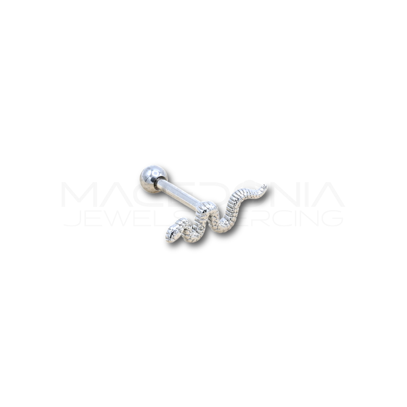 Piercing Helix a Serpente in Acciaio Chirurgico