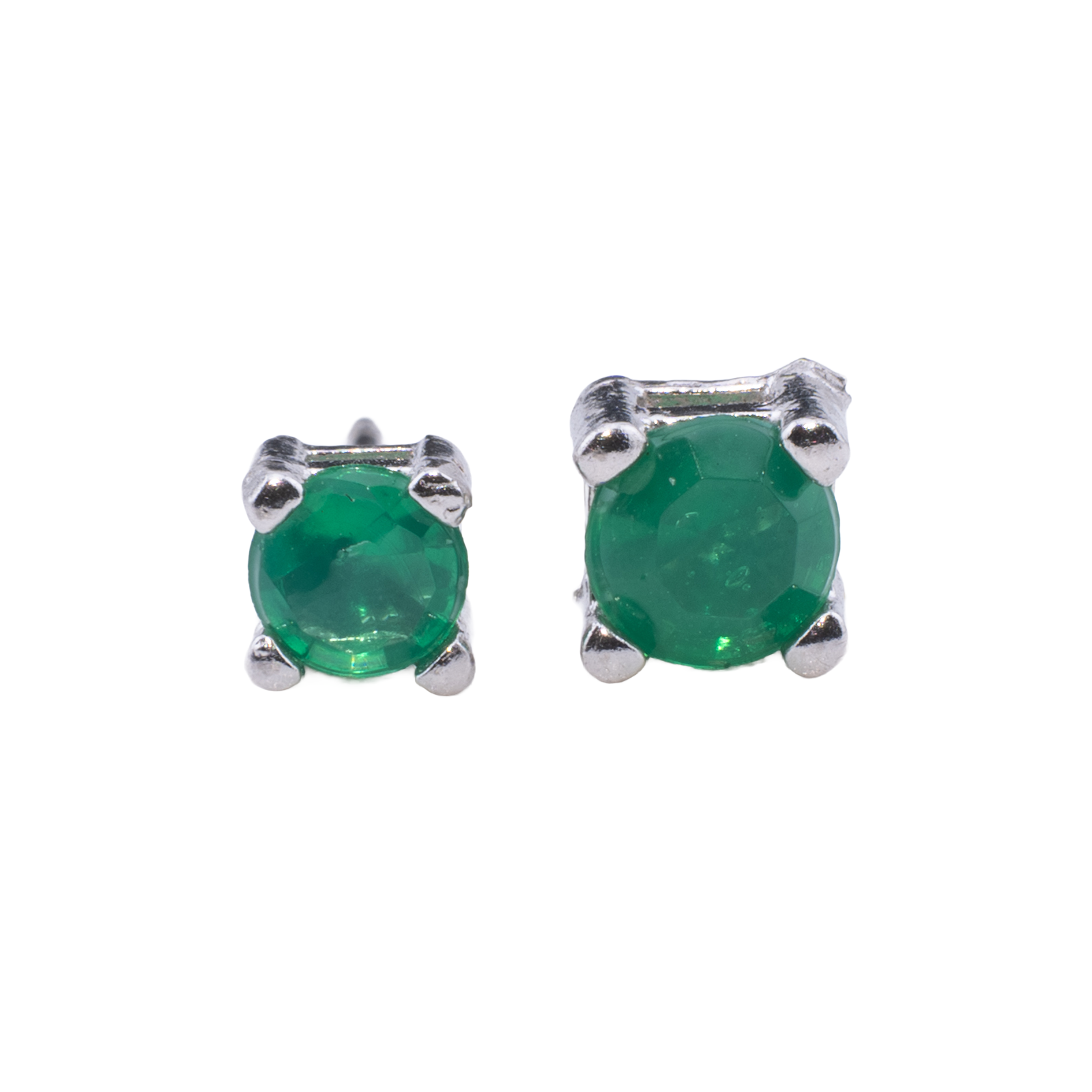 ORECCHINO CON ZIRCONE VERDE