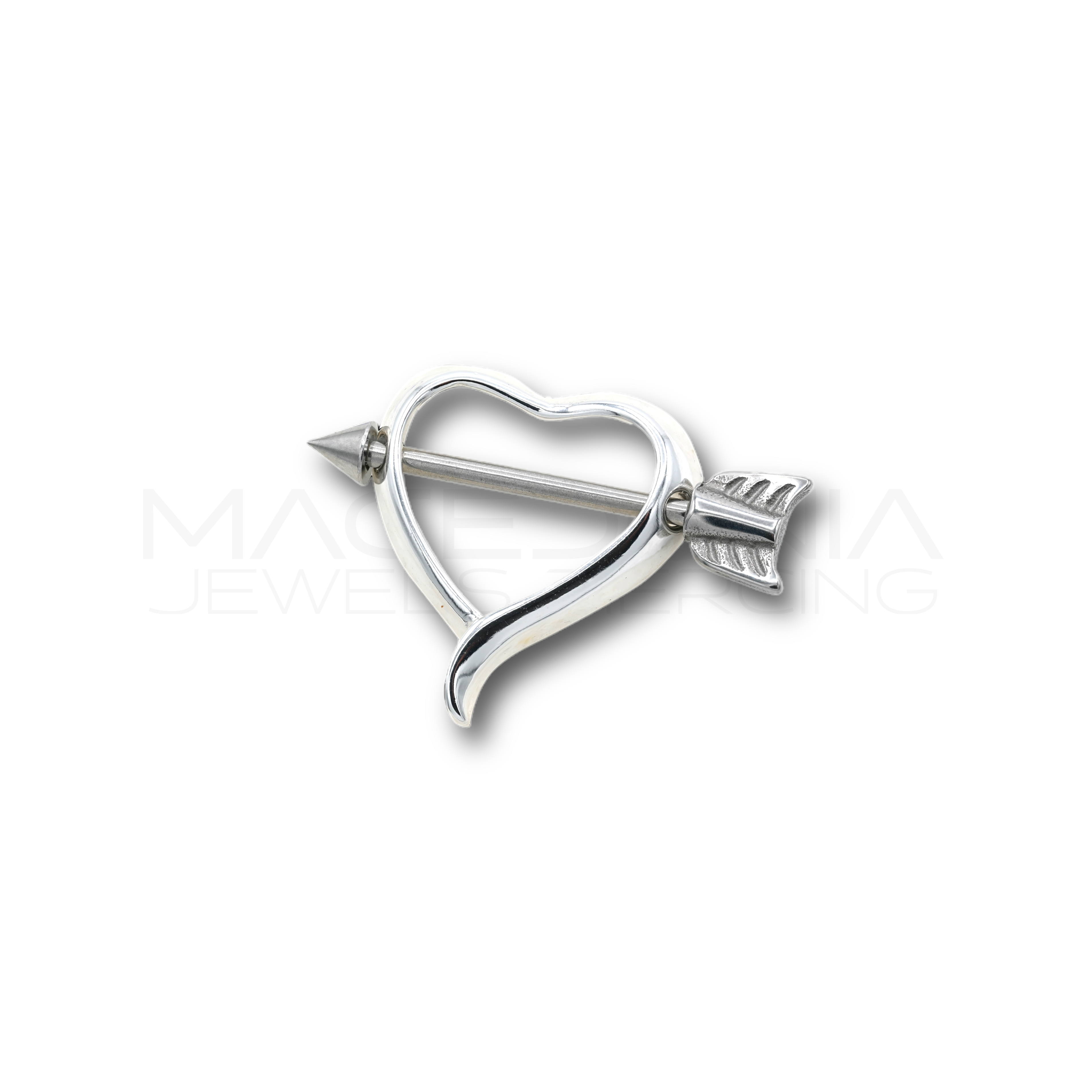 PIERCING DA CAPEZZOLO CUORE CUPIDO