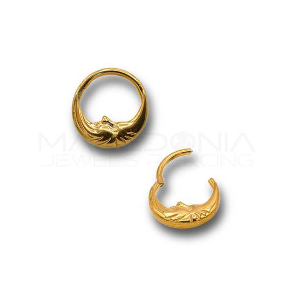 Piercing con Corona di Palline in Acciaio Chirurgico 316L