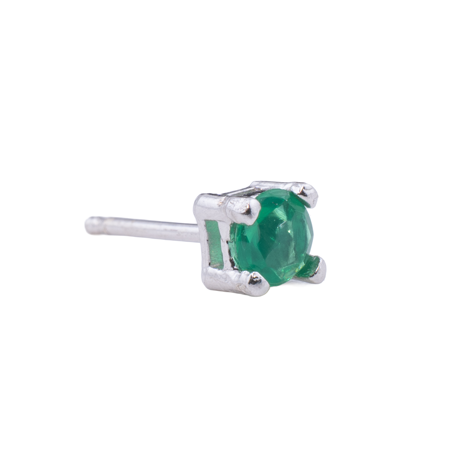 ORECCHINO CON ZIRCONE VERDE