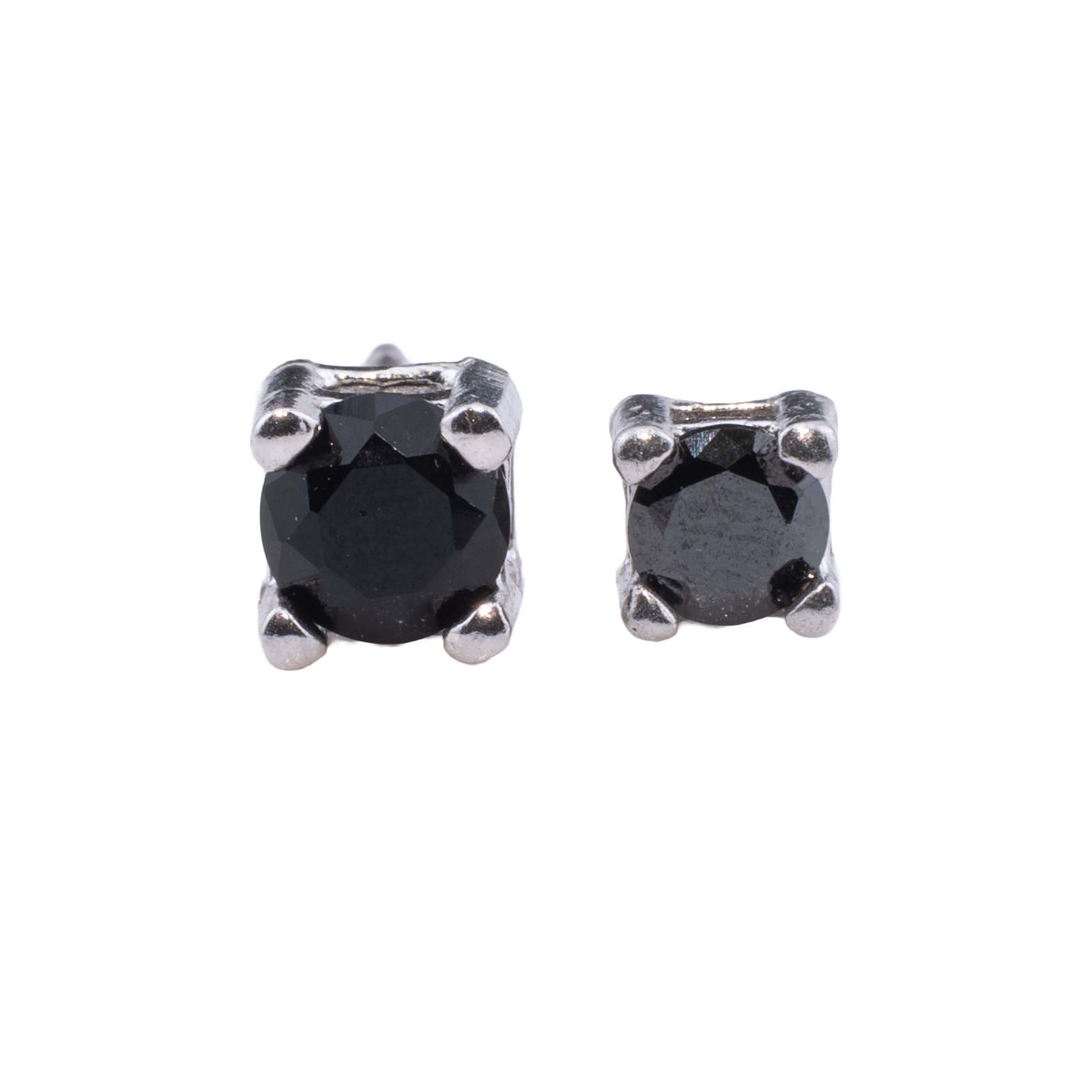 ORECCHINO CON ZIRCONE NERO