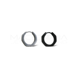 Piercing a cerchio ottagonale con chiusura clicker in acciaio chirurgico 316L