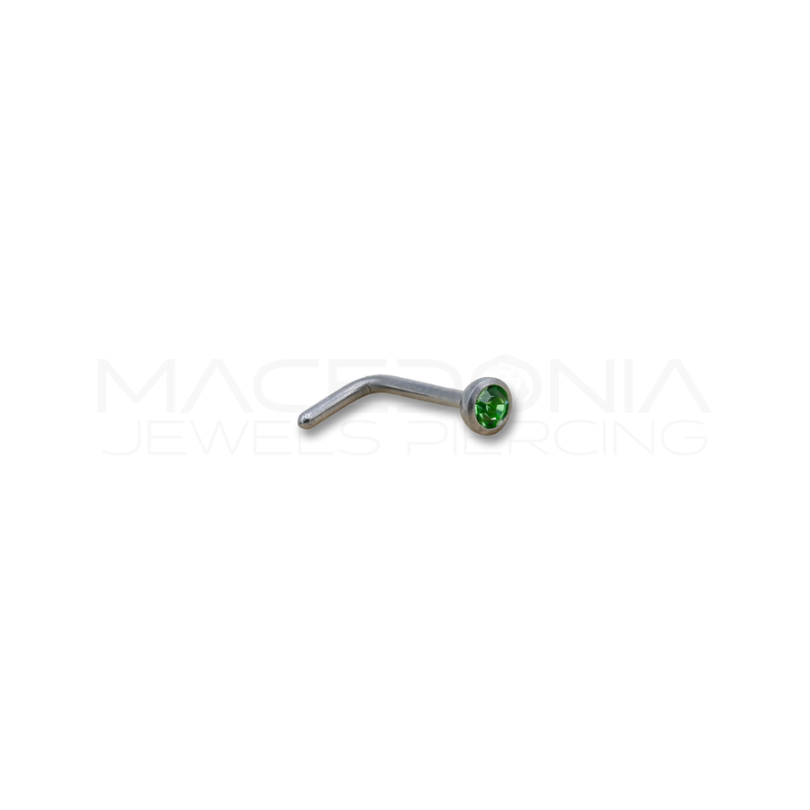PIERCING DA NASO CON ZIRCONE INCASTONATO