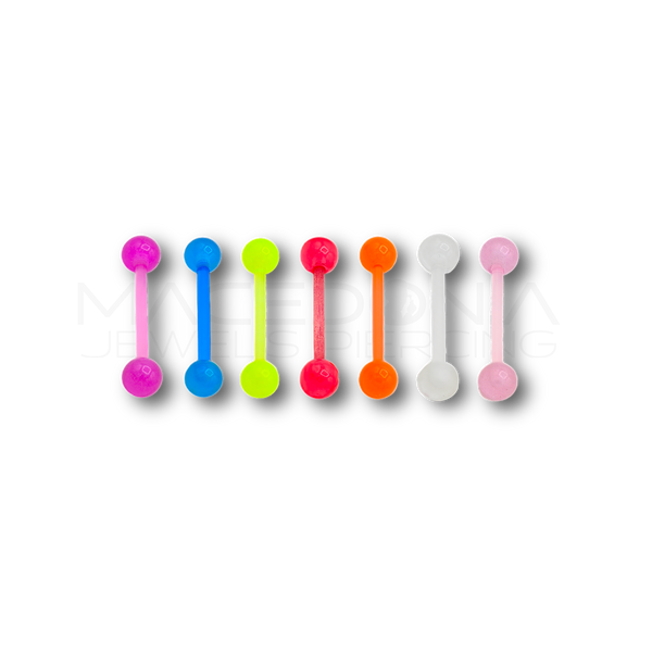 Barbell in Teflon con Palline in PVC