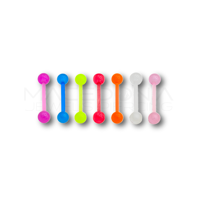 Barbell in Teflon con Palline in PVC