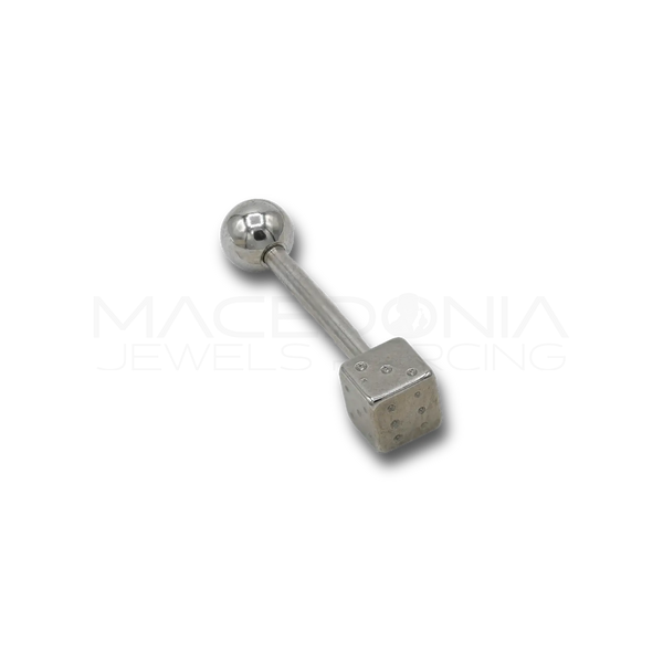 Barbell in Acciaio Chirurgico 316L con Pallina e Dado