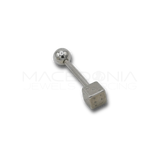 Barbell in Acciaio Chirurgico 316L con Pallina e Dado
