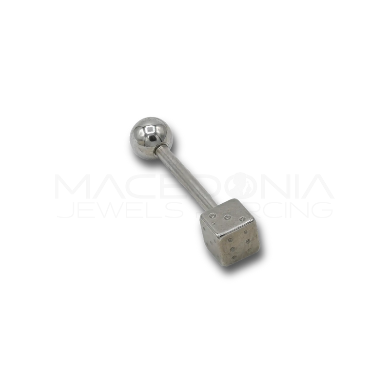 Barbell in Acciaio Chirurgico 316L con Pallina e Dado