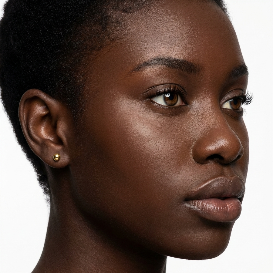Barretta con pallina in Titanio F136 - Piercing per Lobo, helix, forward helix, conch, flat, tragus, labret