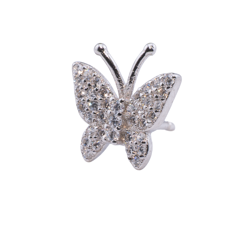 ORECCHINO CON FARFALLA ZIRCONATA
