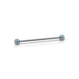 Barbell con Palline Glitterate