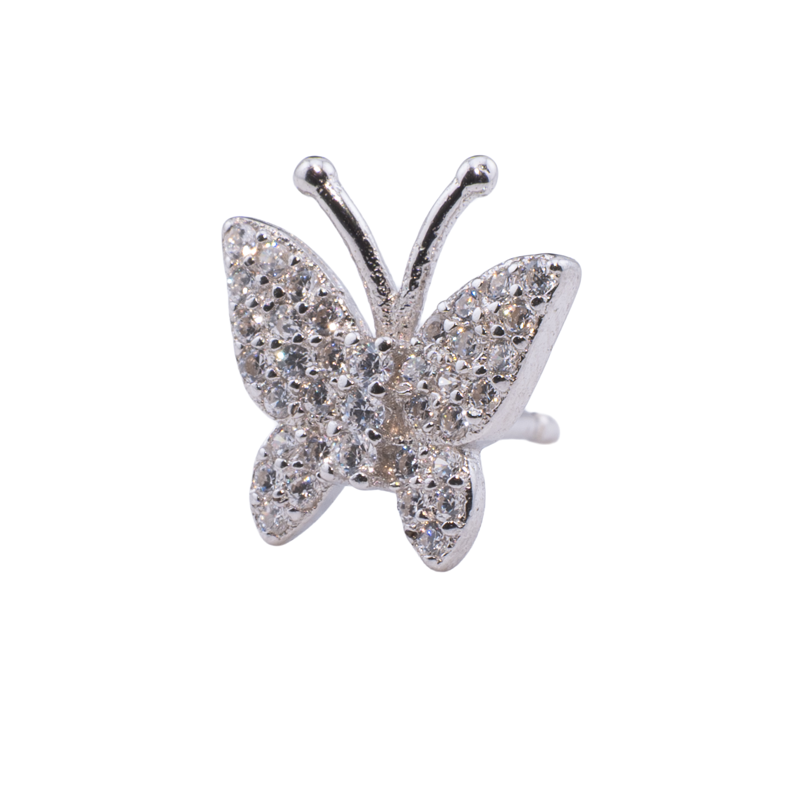 ORECCHINO CON FARFALLA ZIRCONATA