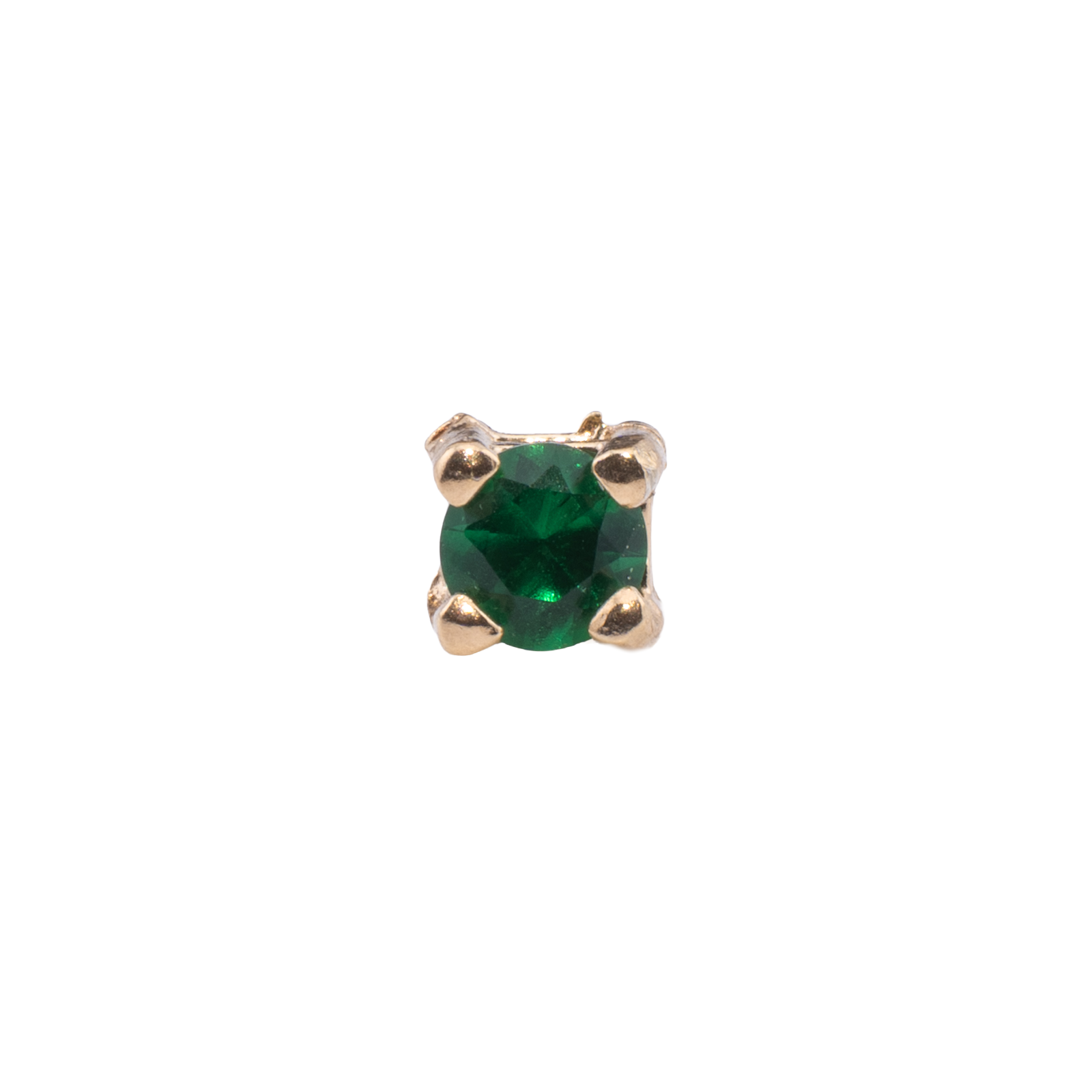 ORECCHINO CON ZIRCONE VERDE