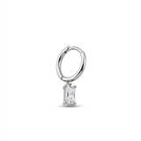 Orecchino in argento con ciondolo in Argento 925 con chiusura clicker