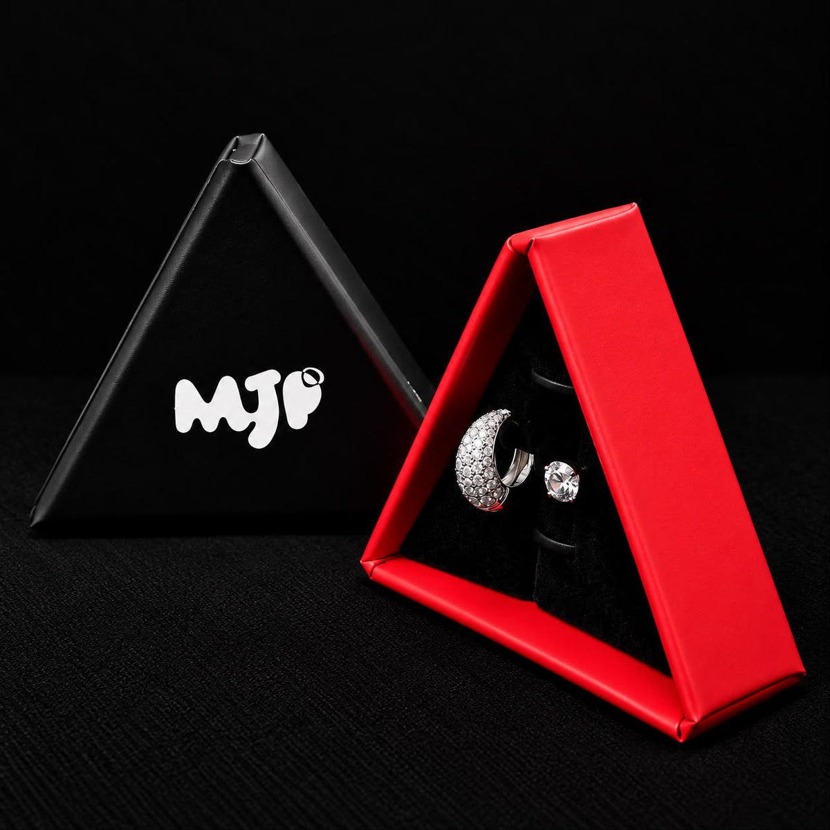 Set Coppia Orecchino Cerchio con Zirconi + Punto Luce 6 mm argento 925 – Misure 8, 10 e 12 mm