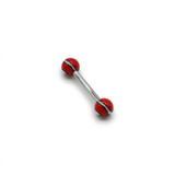 Barbell in Acciaio Chirurgico 316L con Pallina Striata