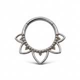 Cerchietto ornamentale in Acciaio Chirurgico 316L - Piercing per lobo, helix, daith, septum
