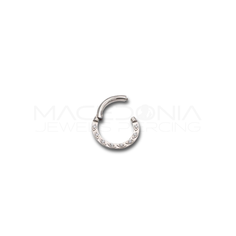 Piercing Clicker con Zirconi