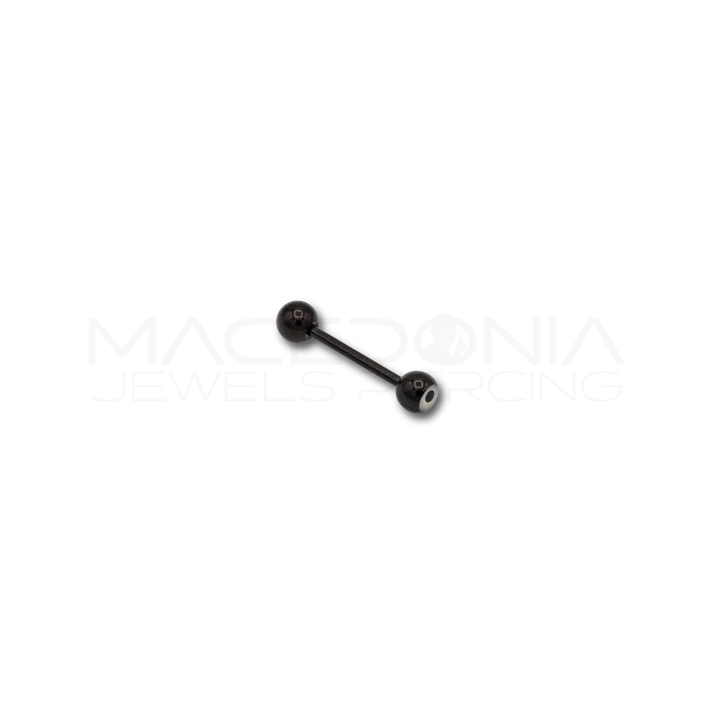 Barbell in Acciaio Chirurgico 316L con Pallina e Occhio Decorativo