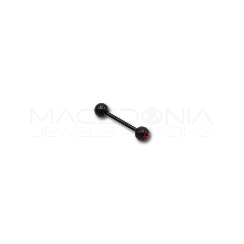 Barbell in Acciaio Chirurgico 316L con Palline da 5 mm