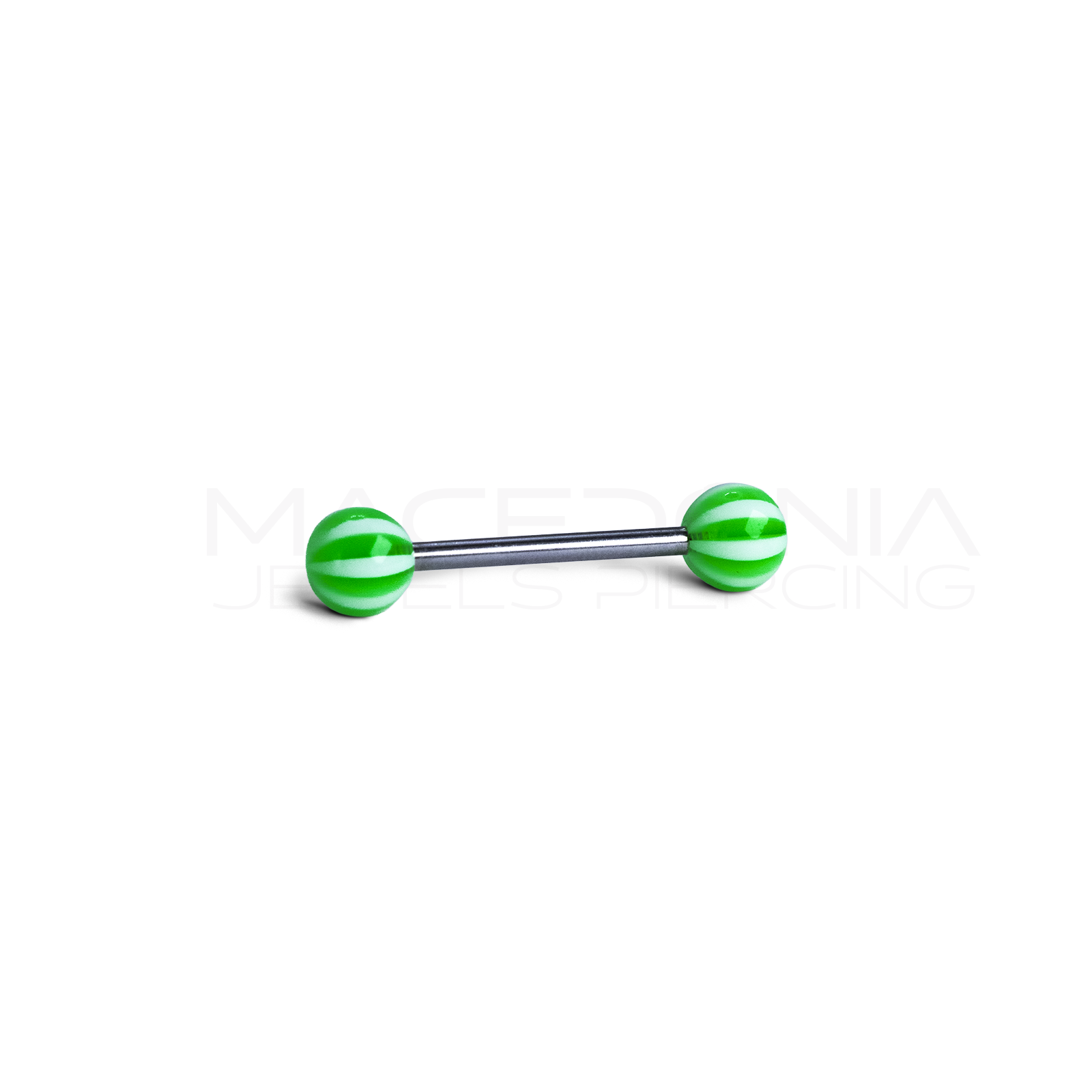 BARRETTA CON PALLINE A STRISCE