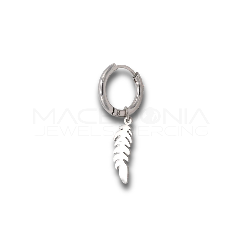 Piercing Piuma in Acciaio Chirurgico 316L