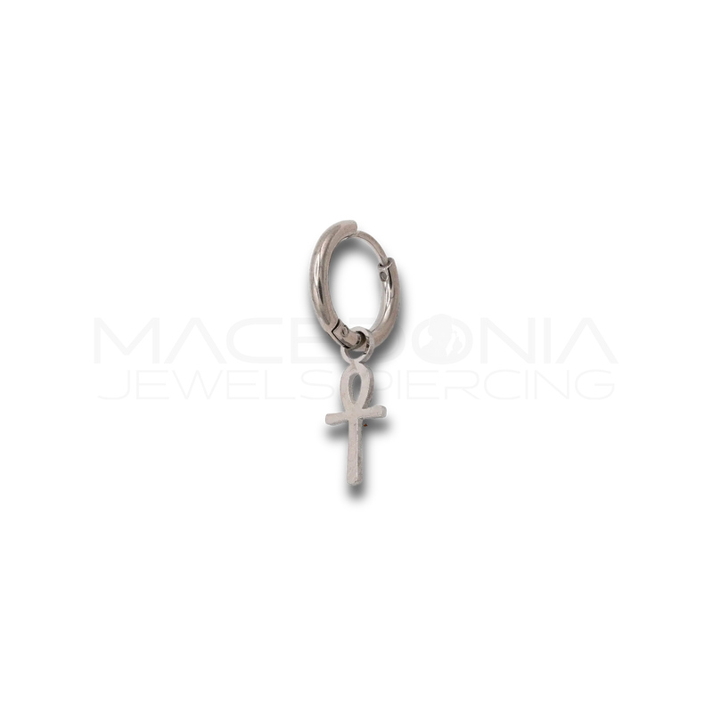 Piercing Croce Egiziana in Acciaio Chirurgico 316L