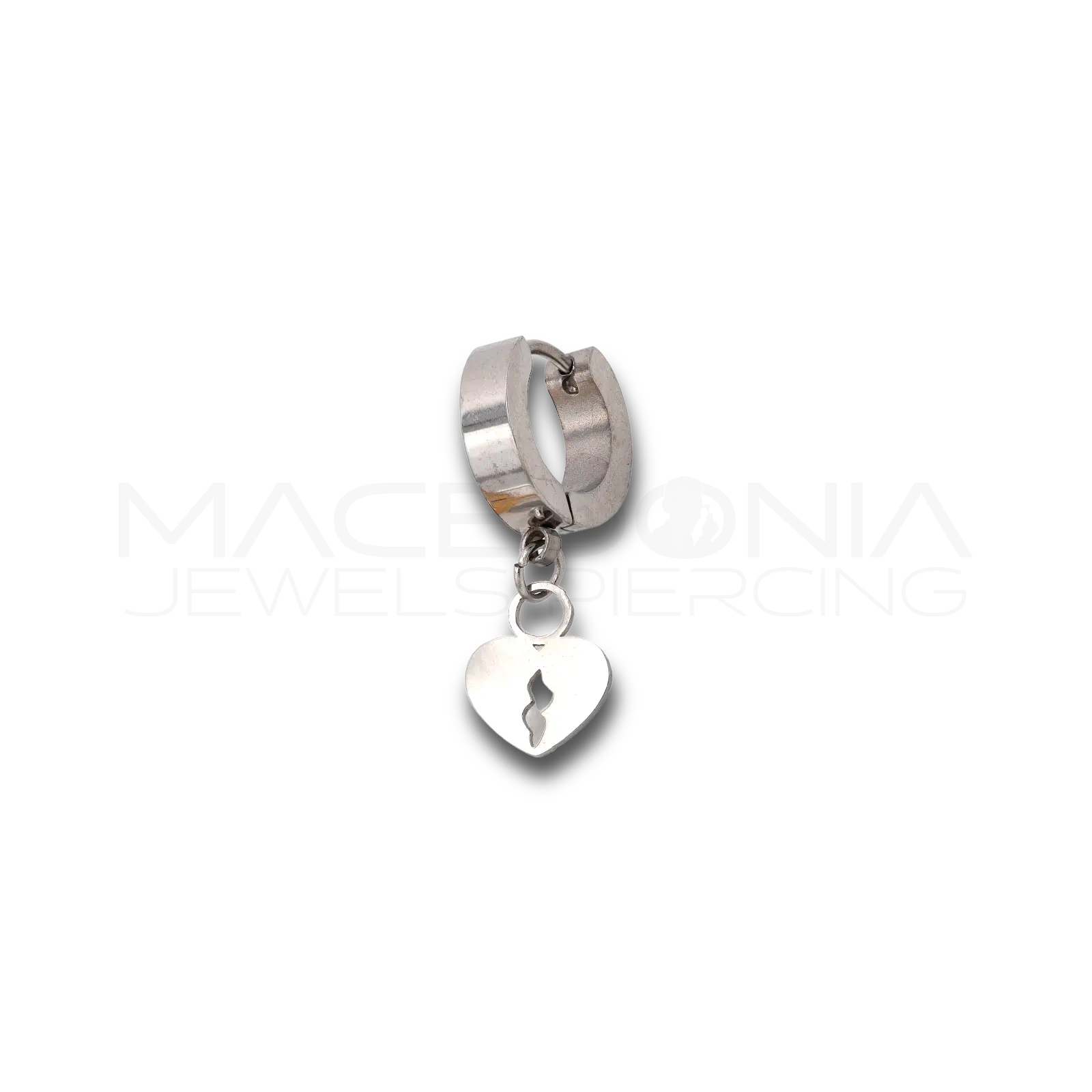 ORECCHINO A CERCHIO CON CUORE