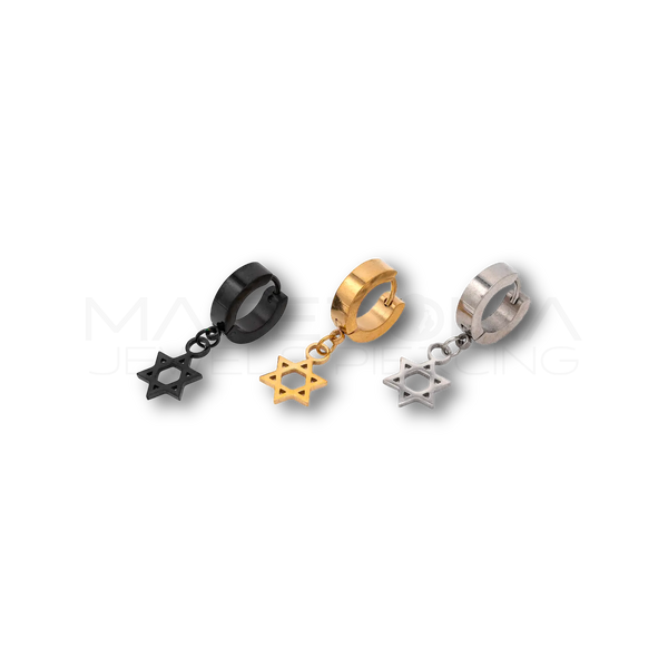 Piercing Stella di David in Acciaio Chirurgico 316L