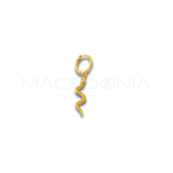 Orecchino Serpente Pitonato in Argento 925