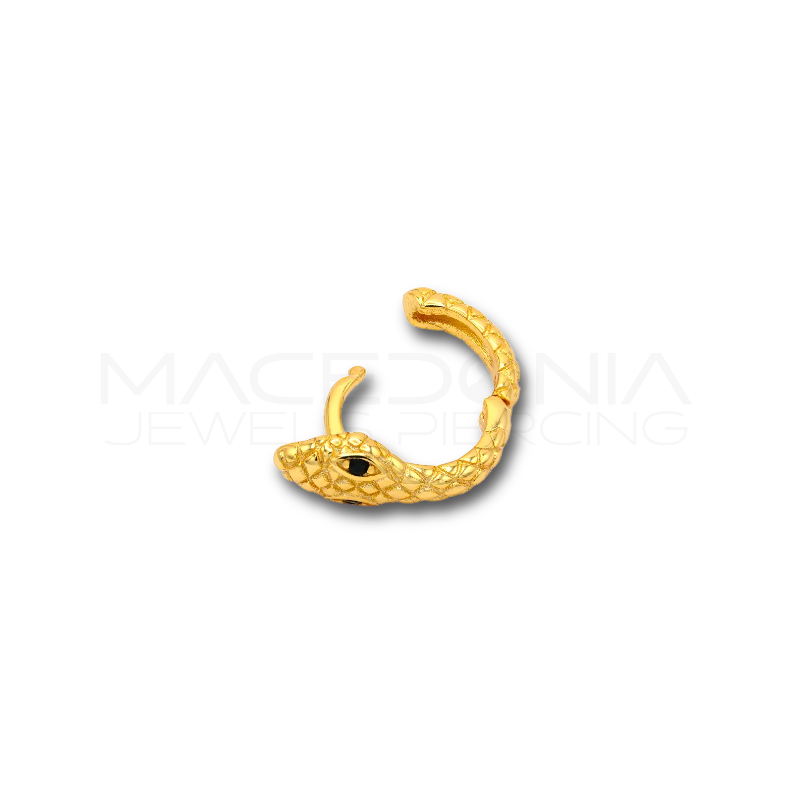 ORECCHINO IN ARGENTO A SERPENTE