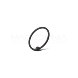 Piercing Nero in Acciaio Chirurgico 316L con pallina