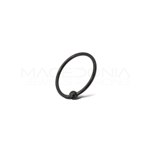 CERCHIO NERO CON PALLINA AD INCASTRO