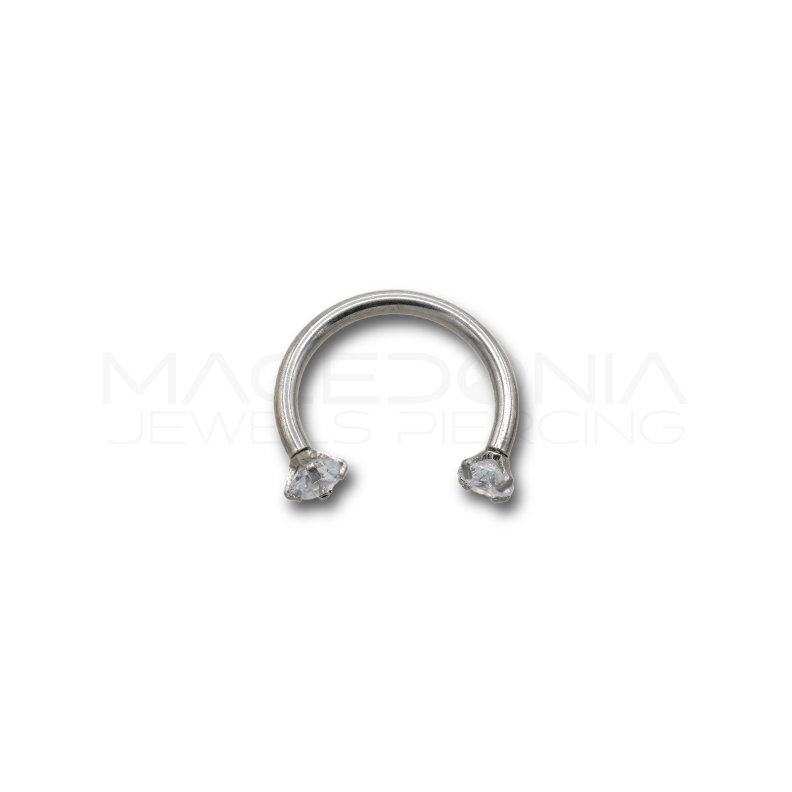 PIERCING CON ZIRCONI INCASTONATI