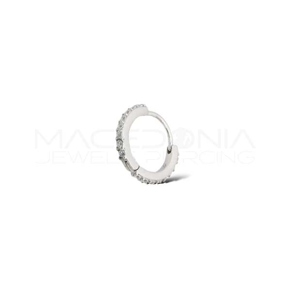 Piercing a Cerchio con Chiusura Clicker in acciaio chirurgico 316L