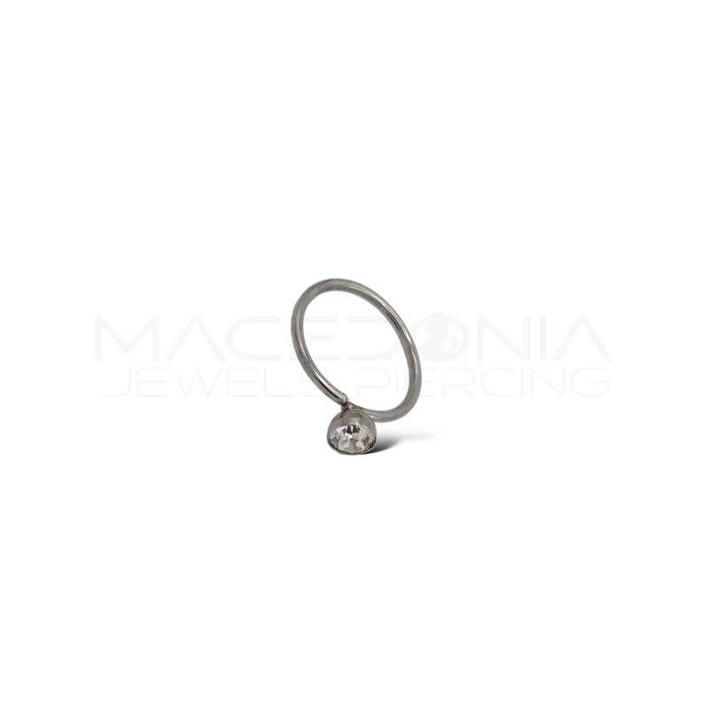 NOSTRIL A CERCHIO CON ZIRCONE