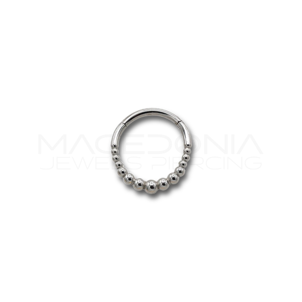 CERCHIO CON CORONA DI PALLINE