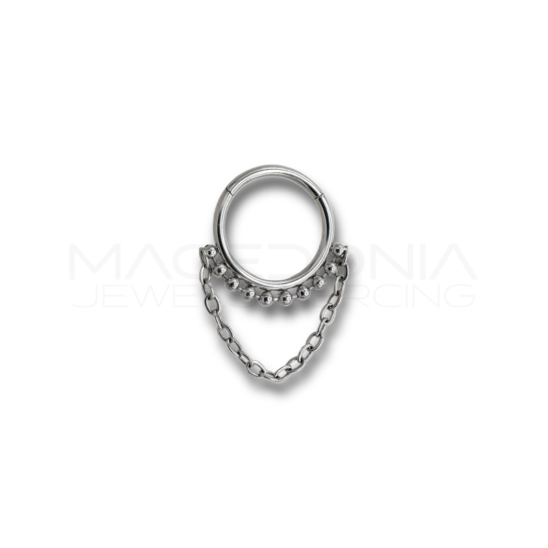 Cerchio in Acciaio Chirurgico 316L con Pendente