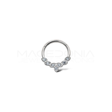 piercing con chiusura clicker in acciaio chirurgico 316L