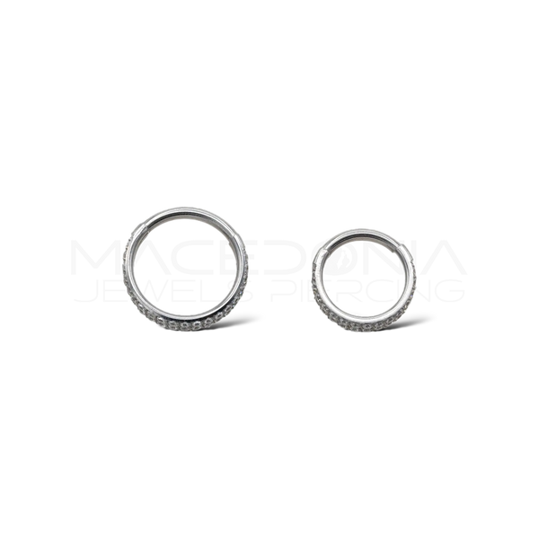 CERCHIO CON CORONA DI ZIRCONI