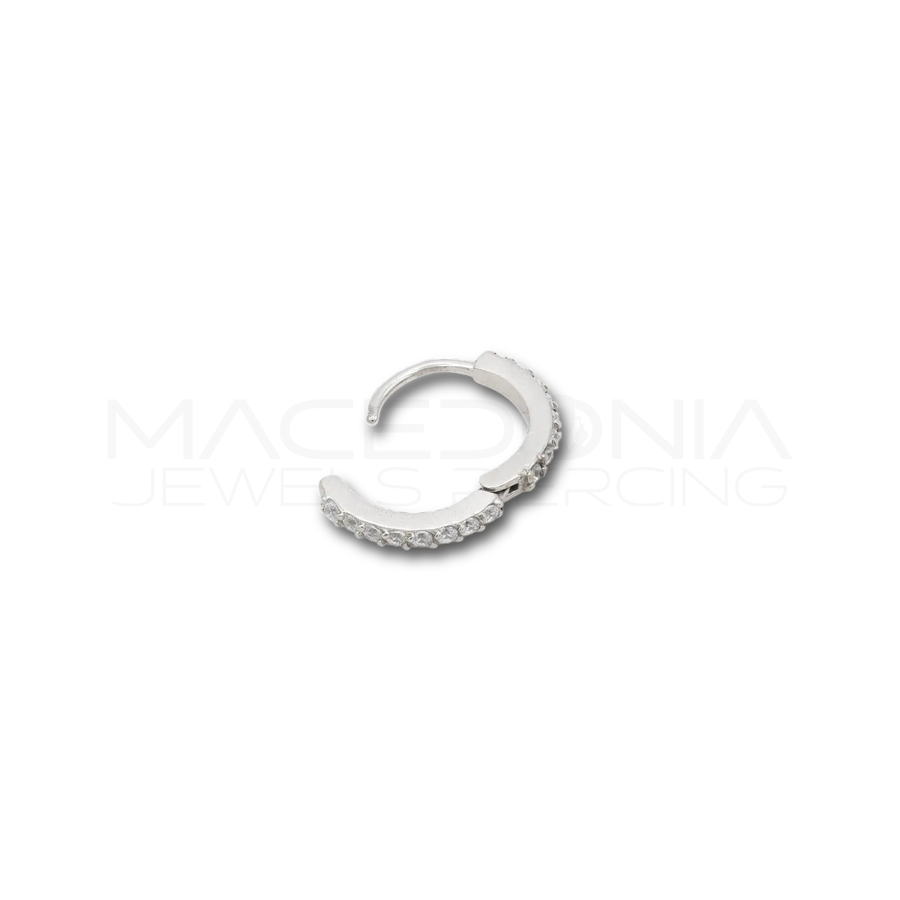 Piercing a Cerchio con Chiusura Clicker in acciaio chirurgico 316L