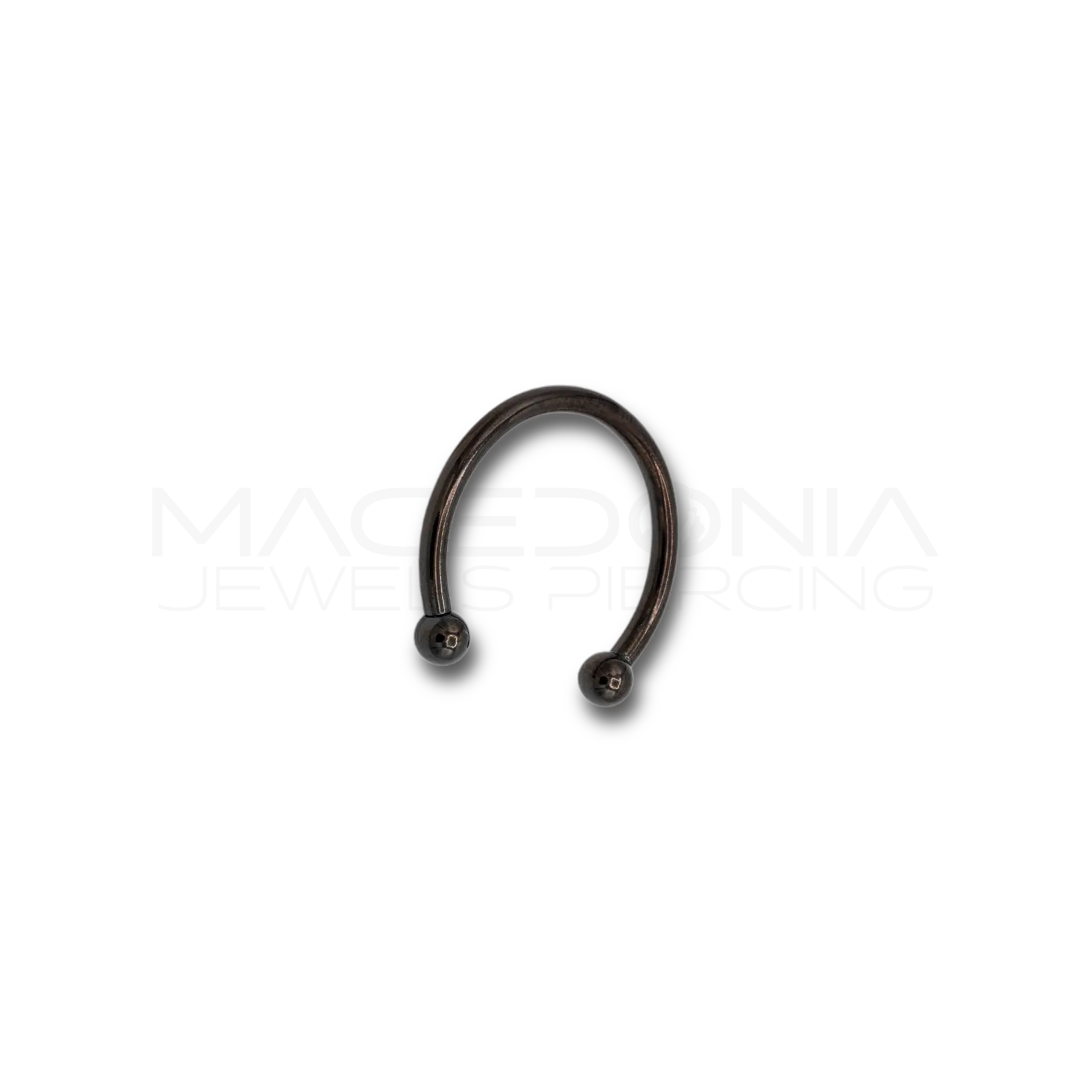 Piercing in Acciaio Chirurgico 316L con Palline Colore Nero